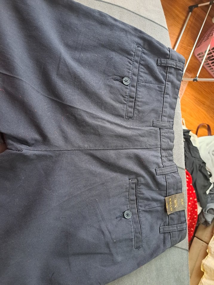 koton marka 32/32 beden yeni etiketli lacivert pantolon - Görsel 4