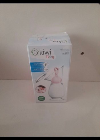  Kiwi Baby Beyaz Göğüs Pompası yeni hiç kullanılmadı