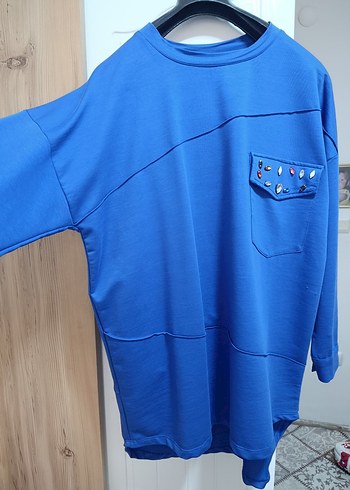 Mavi Düğmeli alt üst Takım - Görsel 3