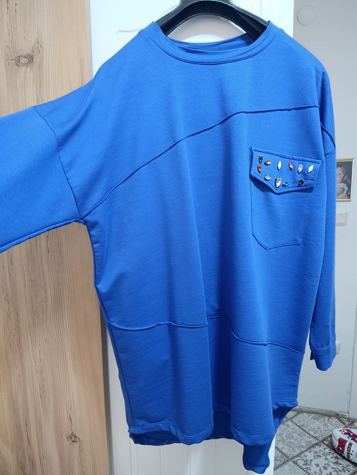 Mavi Düğmeli alt üst Takım - Görsel 3