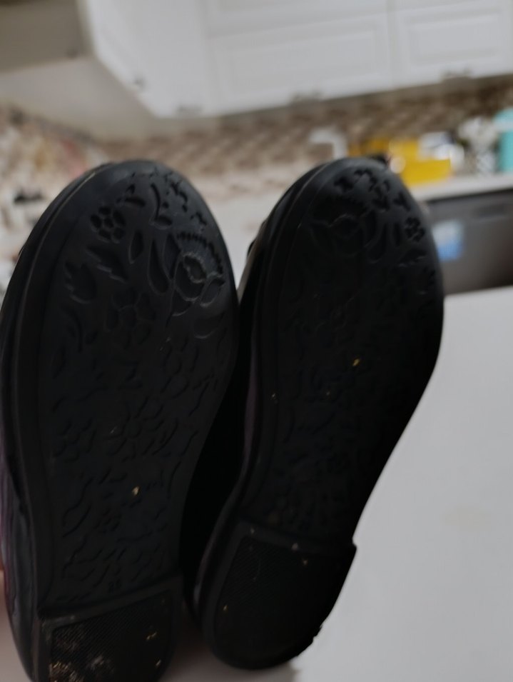 Kız Çocuk Siyah Rugan Fiyonk Detaylı Babet - Görsel 3