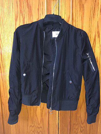 xs Beden siyah Renk Siyah bomber