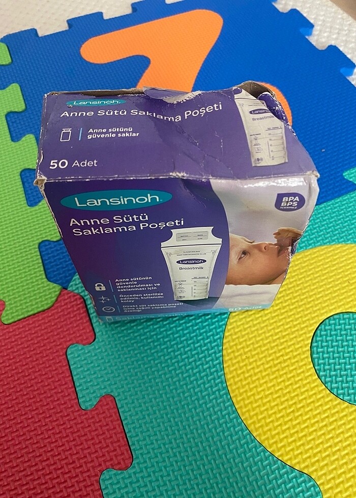 Lansinoh süt saklama poşeti - Görsel 2