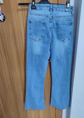 Diğer Mavi Midi Boy Regular Fit Kadın Kot Pantolon