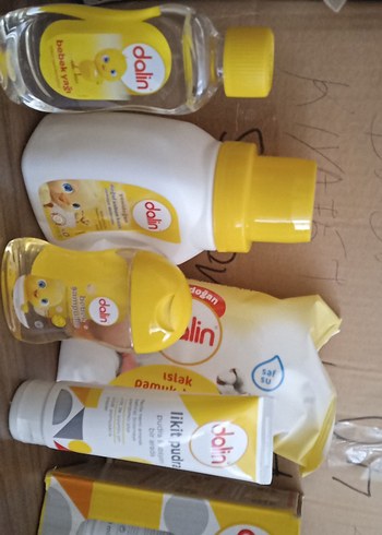  Beden Renk Dalin Bebek Bakım Seti Sarı