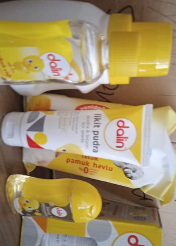 BabyJem Dalin Bebek Bakım Seti Sarı