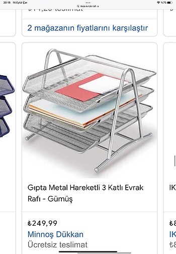 Ikea evrak raf