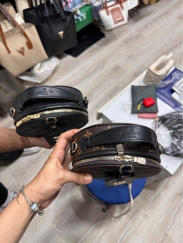 Louis Vuitton Lv Siyah ve Kahverengi