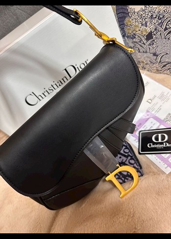 Beden Christian Dior Siyah Deri Omuz Çantası