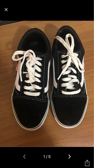 vans ayakkabı tam olarak 3 kere giyildi 