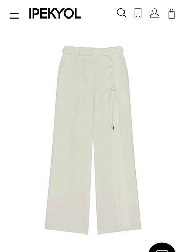 38 Beden beyaz Renk İpekyol pantolon