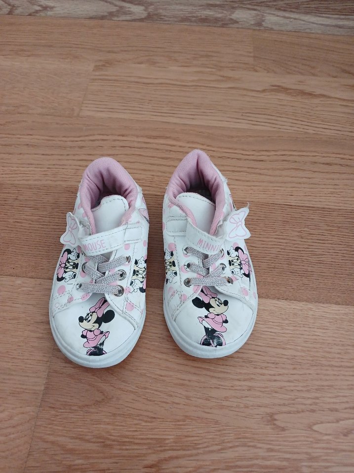 Beyaz Minnie Mouse Kız Çocuk Spor Ayakkabı - Görsel 2