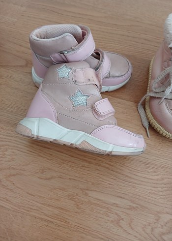 Kürklü Pembe Kız Çocuk Botları - Görsel 7