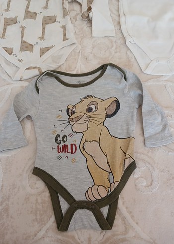 Beyaz Uzun Kollu Bebek Body V Yakalı - Görsel 9