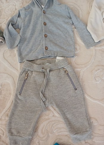 Renkli Baskılı Pamuklu Bebek Takımı - Görsel 7