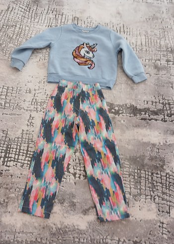 Uzun Kollu Örgü Bebek Kız Takımı - Görsel 5