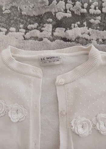 Nakışlı Çok Renkli Kız Çocuk Triko Kazak - Görsel 4