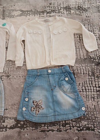 Nakışlı Çok Renkli Kız Çocuk Triko Kazak - Görsel 6