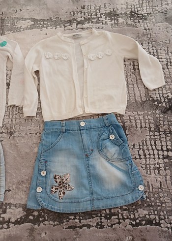 Nakışlı Çok Renkli Kız Çocuk Triko Kazak - Görsel 5