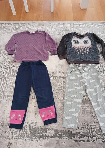 Kız Çocuk Gri Uzun Kollu Sweatshirt - Görsel 11