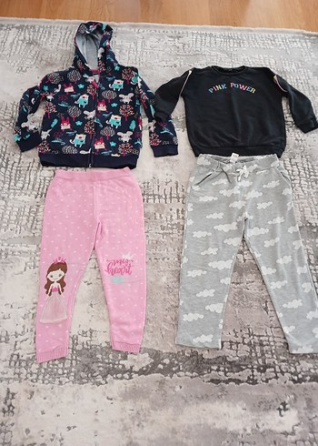 Kız Çocuk Gri Uzun Kollu Sweatshirt - Görsel 10