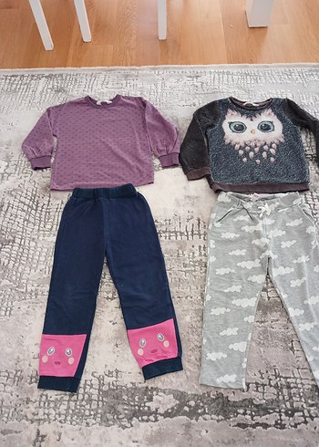 Kız Çocuk Gri Uzun Kollu Sweatshirt - Görsel 12