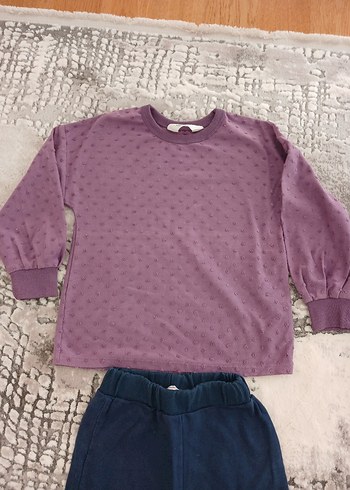 Kız Çocuk Gri Uzun Kollu Sweatshirt - Görsel 16