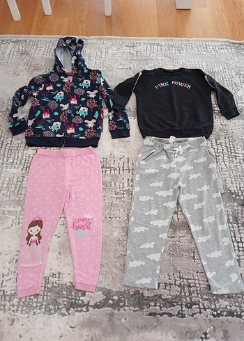 Kız Çocuk Gri Uzun Kollu Sweatshirt - Görsel 2