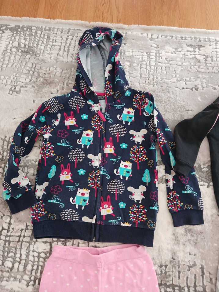 Kız Çocuk Gri Uzun Kollu Sweatshirt - Görsel 3