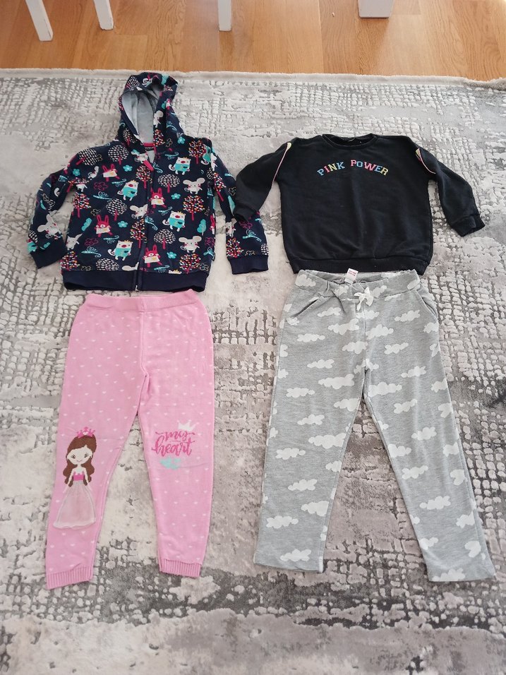 Kız Çocuk Gri Uzun Kollu Sweatshirt - Görsel 2