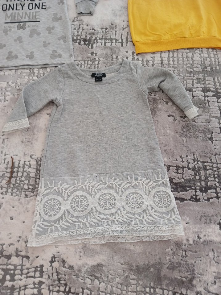 Kız Çocuk Sarı Uzun Kollu Sweatshirt - Görsel 5