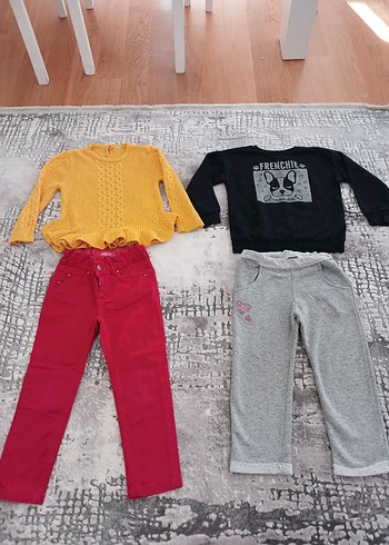 Kız Çocuk Sarı Triko Kazak - Görsel 3