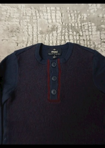 Bordo Triko Erkek Çocuk Kazak - Görsel 2