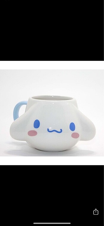 Porselen Cinnamoroll Tasarım Kupa Bardak