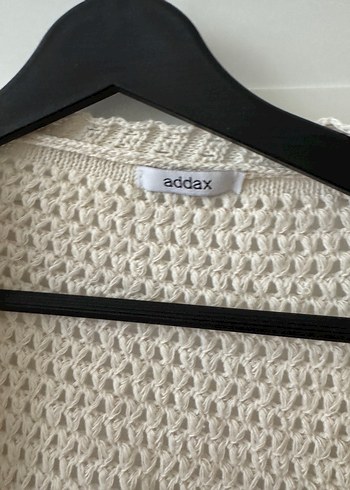 Beyaz Örgü Kadın Hırka - Görsel 2