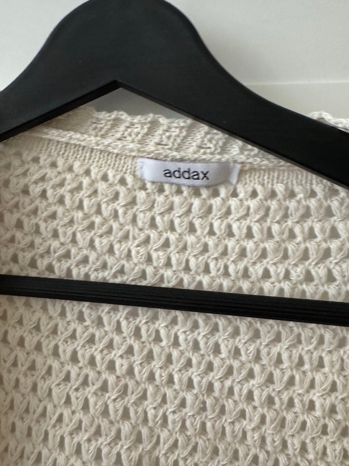 Beyaz Örgü Kadın Hırka - Görsel 2