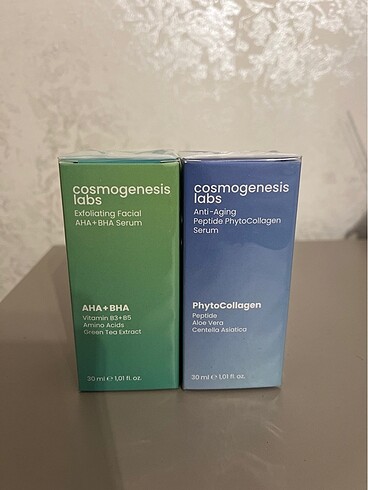 Cosmogenesis Lab Aha+Bha ve Kolajen İkili Serum