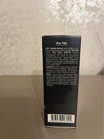  Beden The Fair Arbutin Serum Beyazlatıcı
