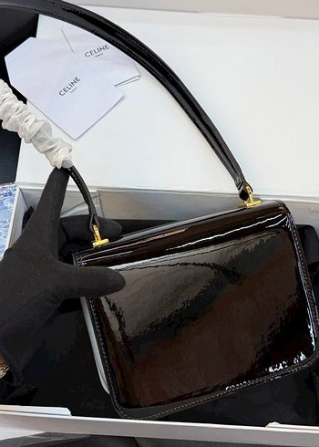 Kadın Siyah Deri Çapraz Askılı Çanta - Görsel 4