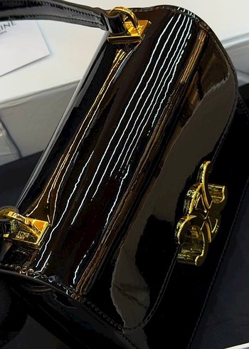 Kadın Siyah Deri Çapraz Askılı Çanta - Görsel 3