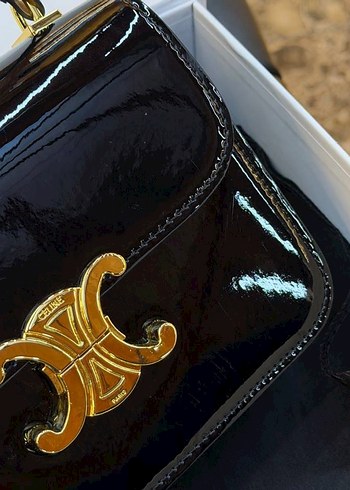 Kadın Siyah Deri Çapraz Askılı Çanta - Görsel 2