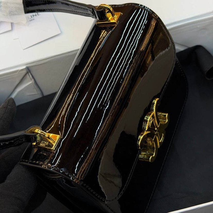 Kadın Siyah Deri Çapraz Askılı Çanta - Görsel 3