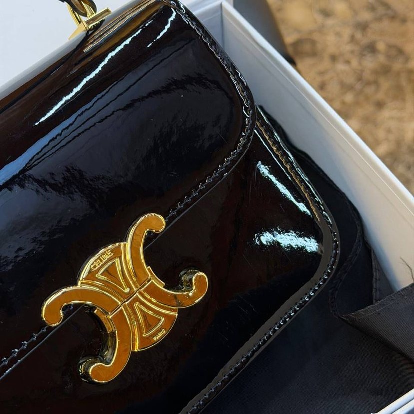 Kadın Siyah Deri Çapraz Askılı Çanta - Görsel 2