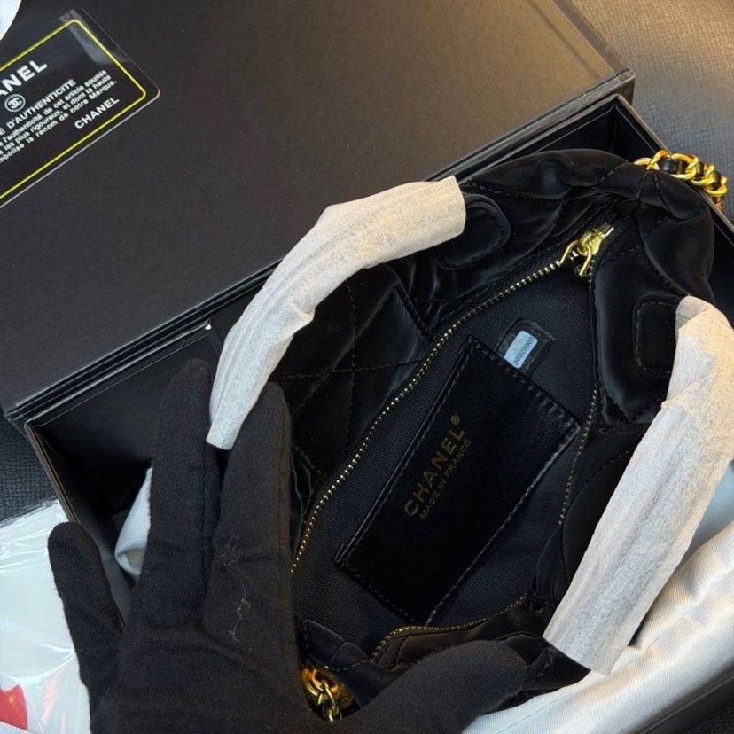 Siyah Deri Kadın Omuz Çantası - Görsel 3