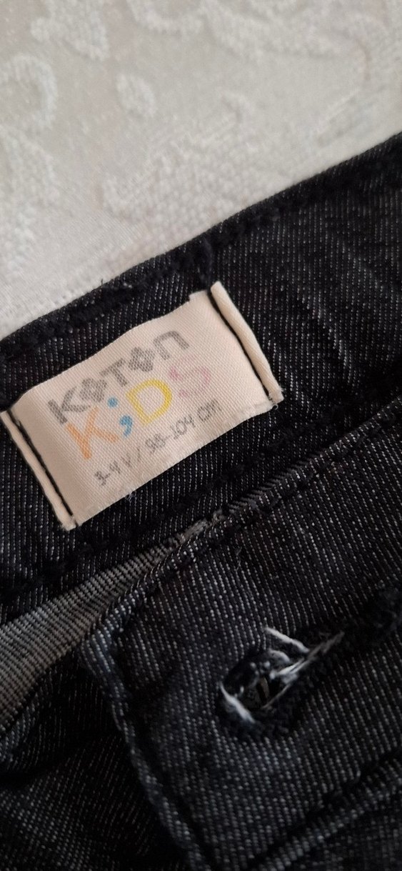 KOTON MARKA Erkek Çocuk Gri Dar Kesim Kot Pantolon - Görsel 5