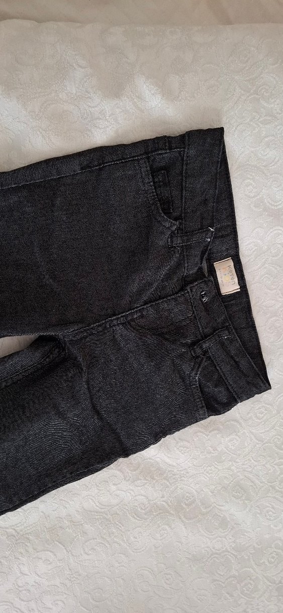 KOTON MARKA Erkek Çocuk Gri Dar Kesim Kot Pantolon - Görsel 4