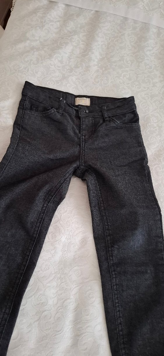 KOTON MARKA Erkek Çocuk Gri Dar Kesim Kot Pantolon - Görsel 3