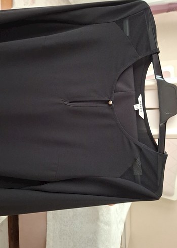 Düğmeli Siyah Kadın Bluz. KOTON MARKA - Görsel 6