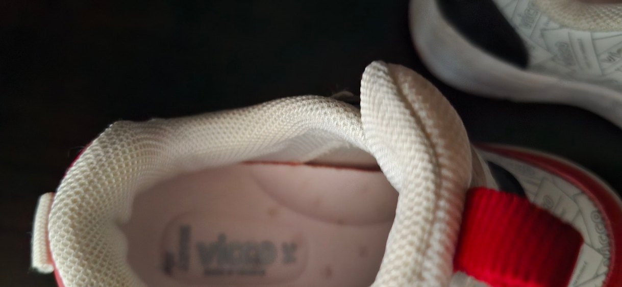 Beyaz Erkek Çocuk Spor Ayakkabı Velcro - Görsel 3