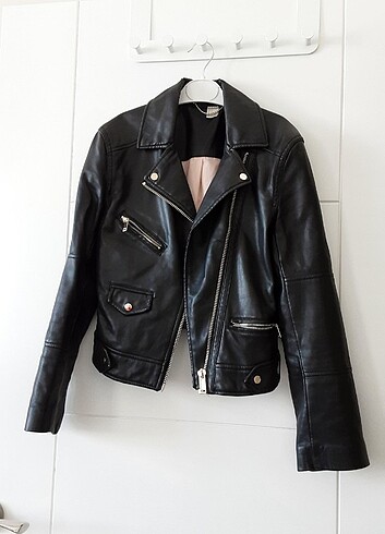 H&M deri ceket